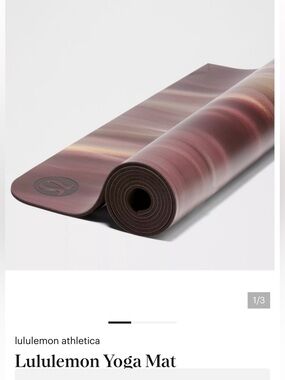 Lululemon Athletica Plum/Pink Yoga Mat - Dual-Tone Non-Slip Exercise Mat UNISEX